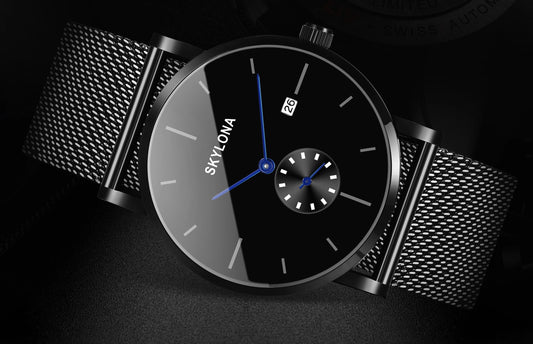 Carnival Collection Blue Men Watch Small Seconds Dial 24hours