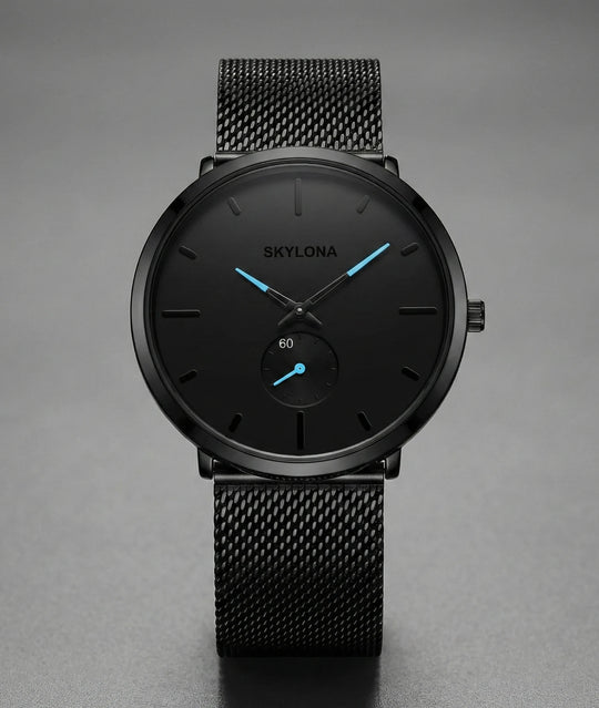 Classic Blue Chronograph Watch for Men