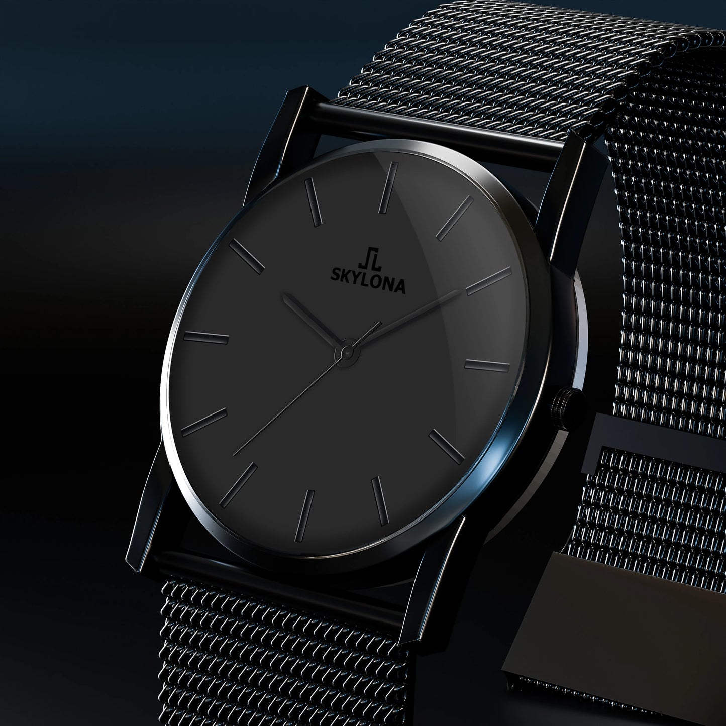 Elegance Black Men’s Analog Watch