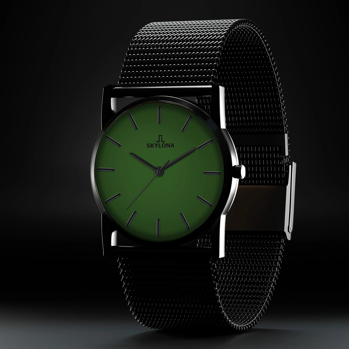 Elegance Green Men’s Analog Watch