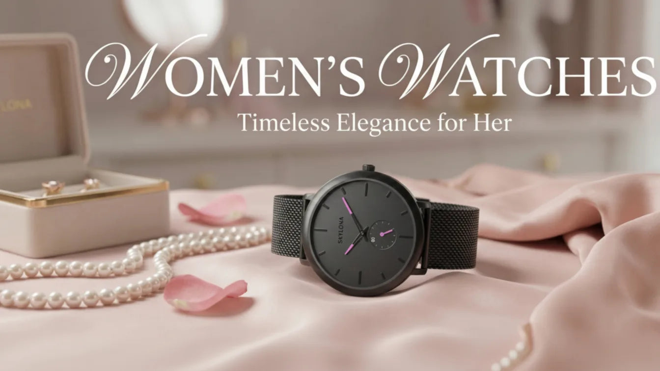 Women’s watches collection banner – stylish and elegant timepieces