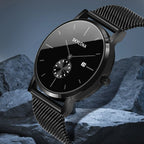 Carnival Collection Black Men Watch Small Seconds Dial 24hours