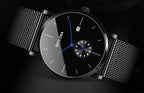 Carnival Collection Blue Men Watch Small Seconds Dial 24hours