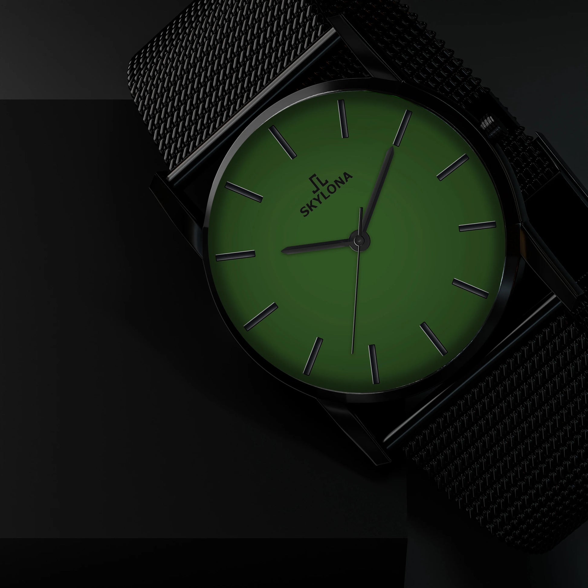 Elegance Green watch styled with casual and formal outfits