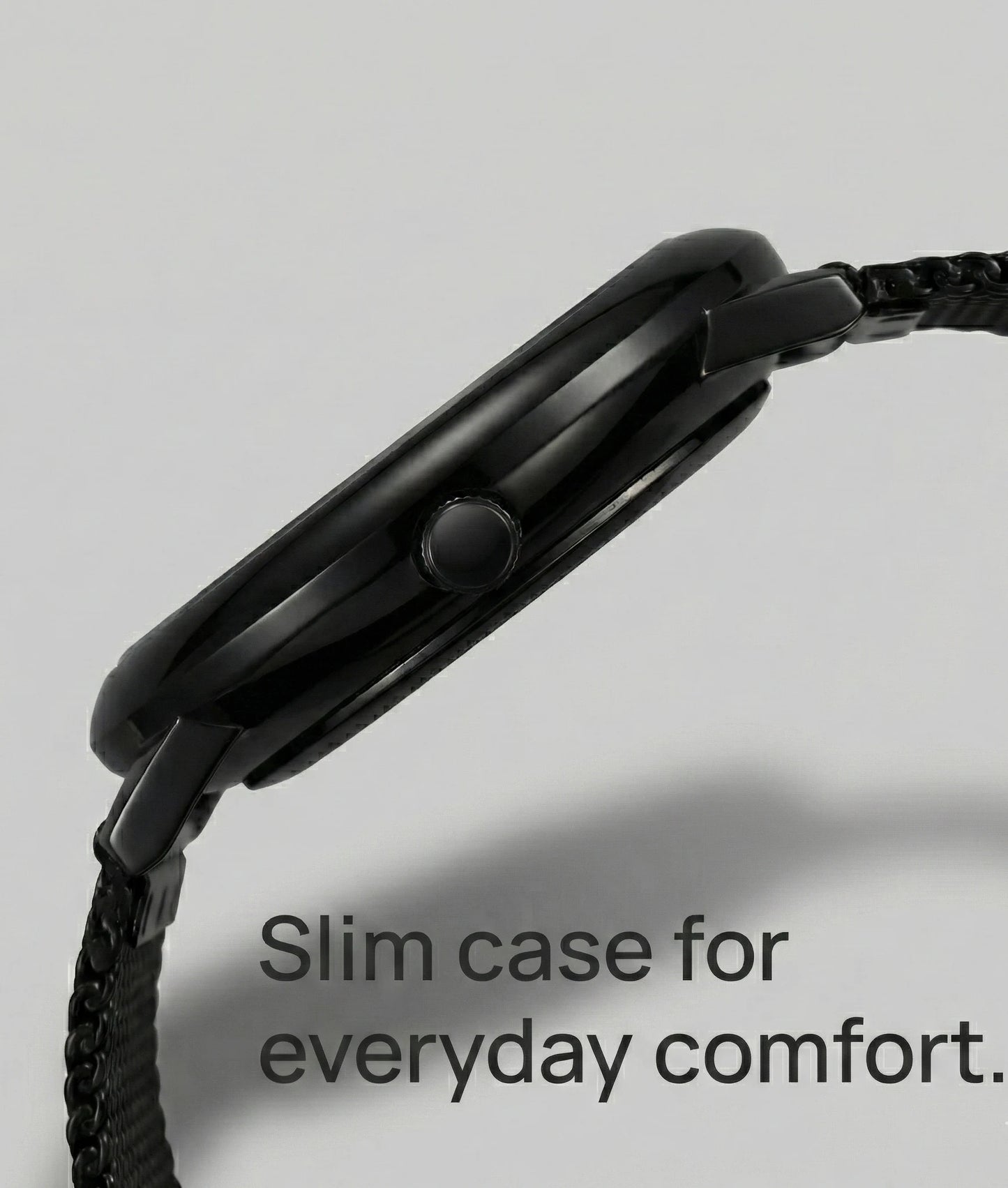 Classic Black Chronograph Watch for Men