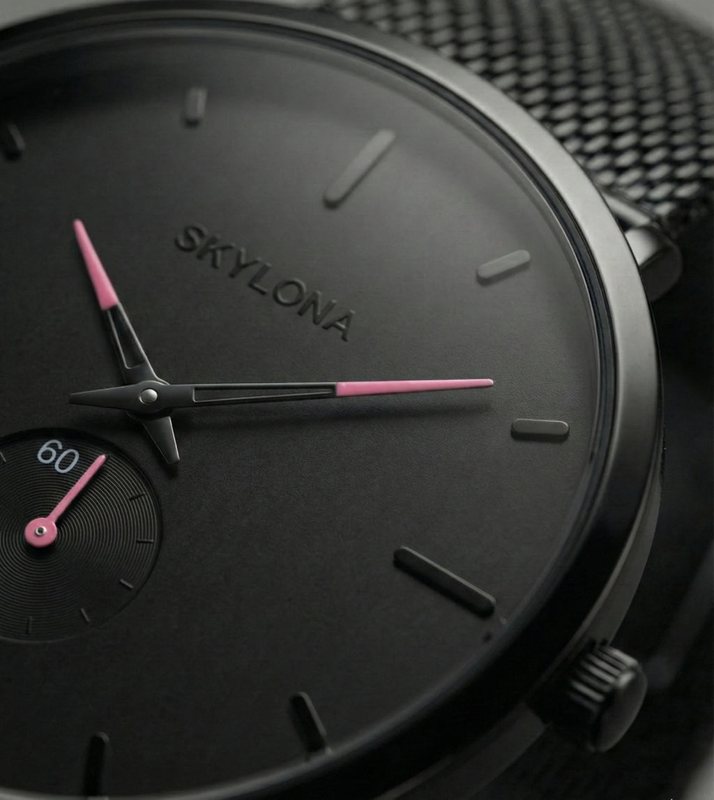 Classic Pink Chronograph Watch For Women