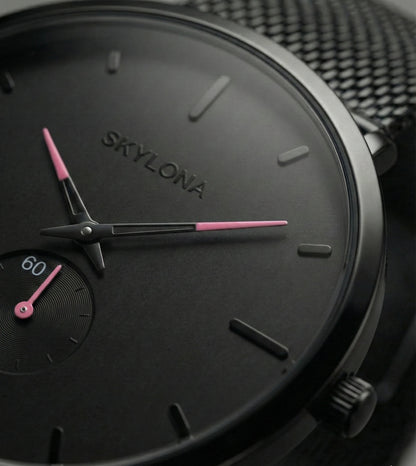 Classic Pink Chronograph Watch For Women