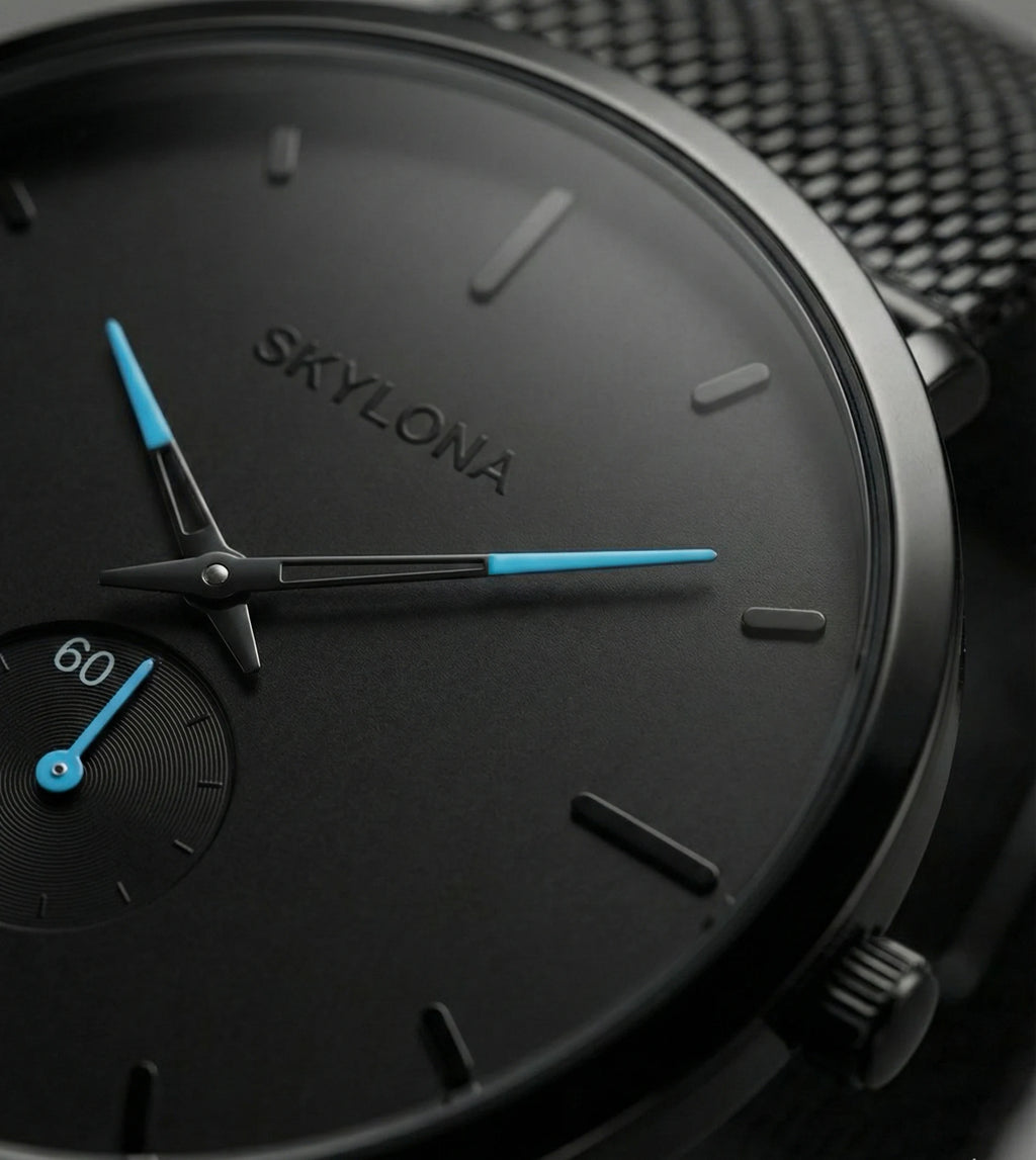 Classic Blue Chronograph Watch for Men