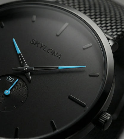 Classic Blue Chronograph Watch for Men