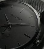 Classic Black Chronograph Watch for Men