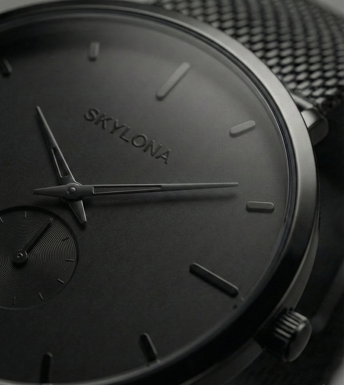 Classic Black Chronograph Watch for Men