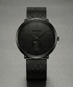Classic Black Chronograph Watch for Men