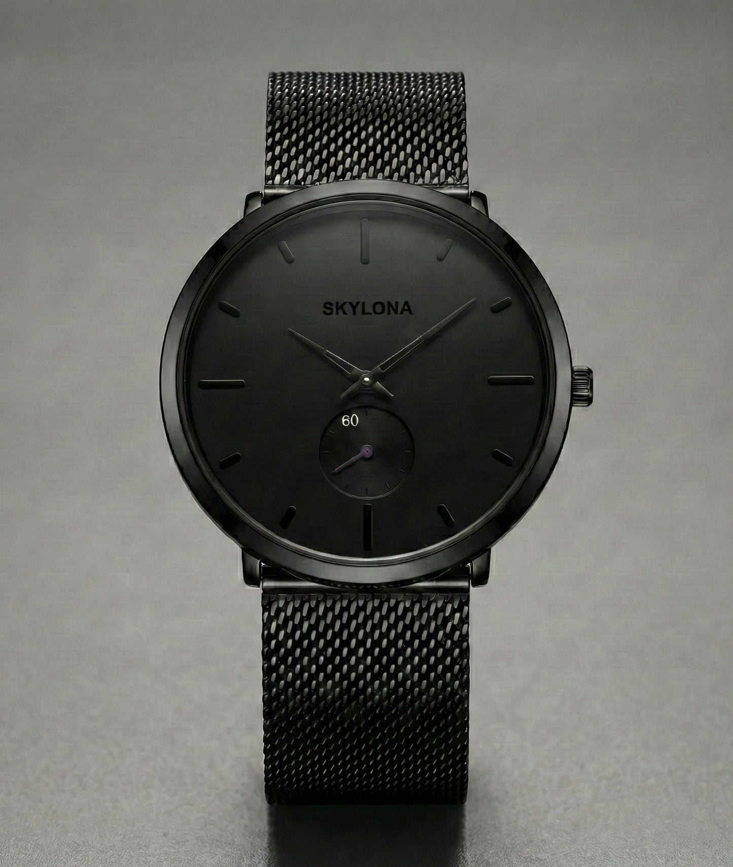 Classic Black Chronograph Watch for Men