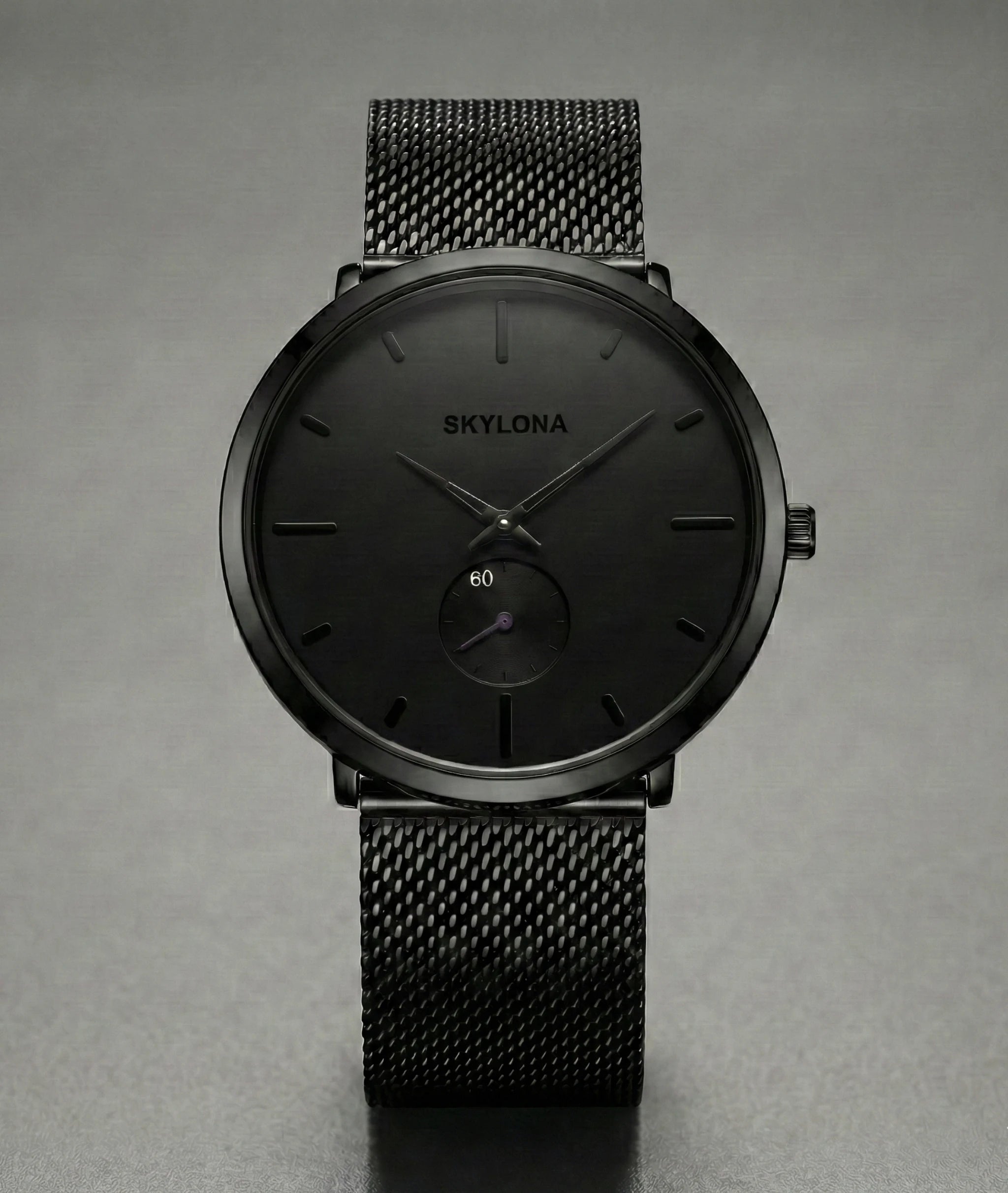 Classic Black Chronograph Watch for Men