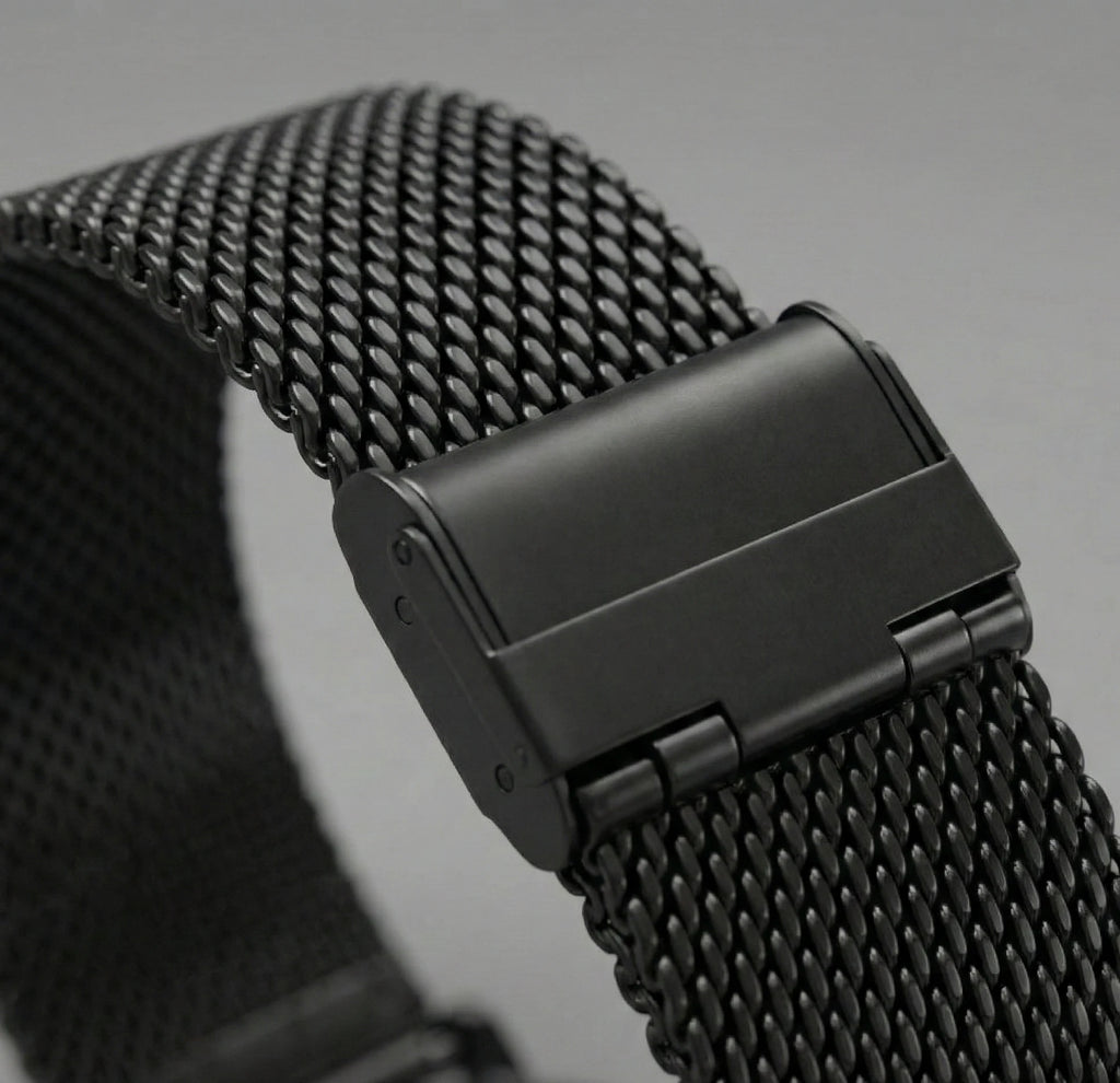 Classic Black Chronograph Watch for Men
