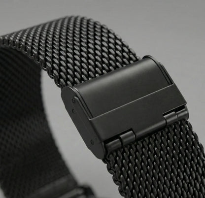 Classic Black Chronograph Watch for Men