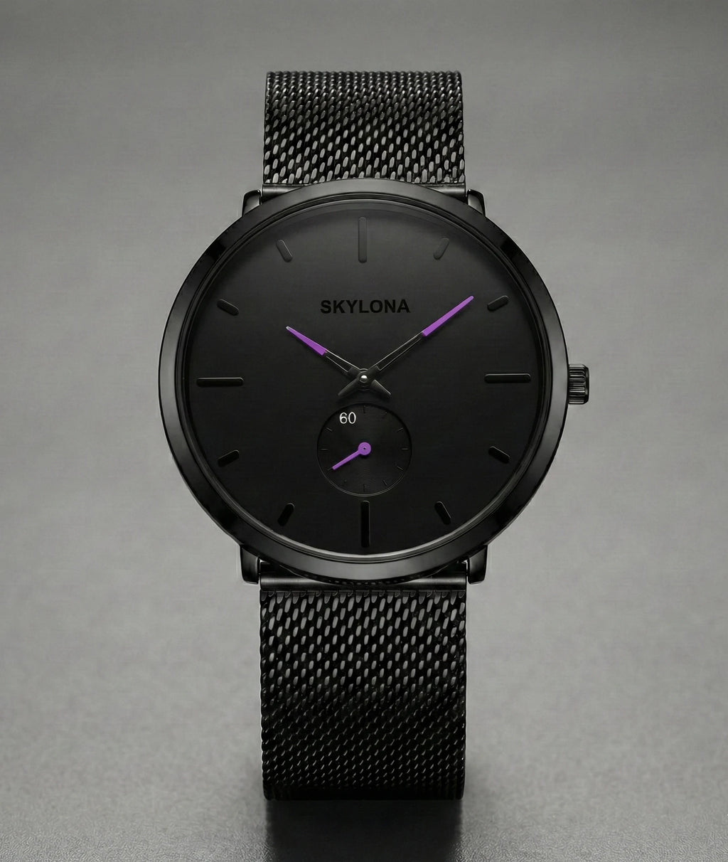 Classic Purple Chronograph Watch for Men