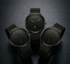 Black Chronograph Watch for Men – SkyLona Classic Collection