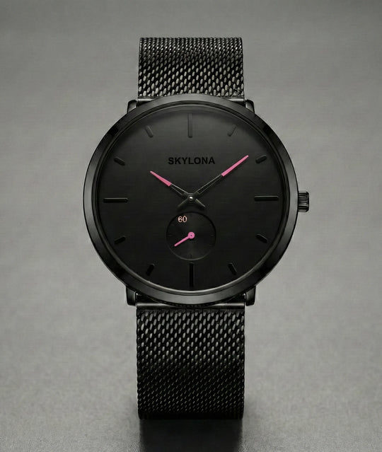 Classic Pink Chronograph Watch For Women