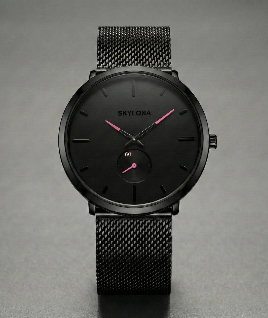 Classic Pink Chronograph Watch For Women