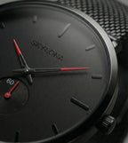 Classic Red Chronograph Watch for Men