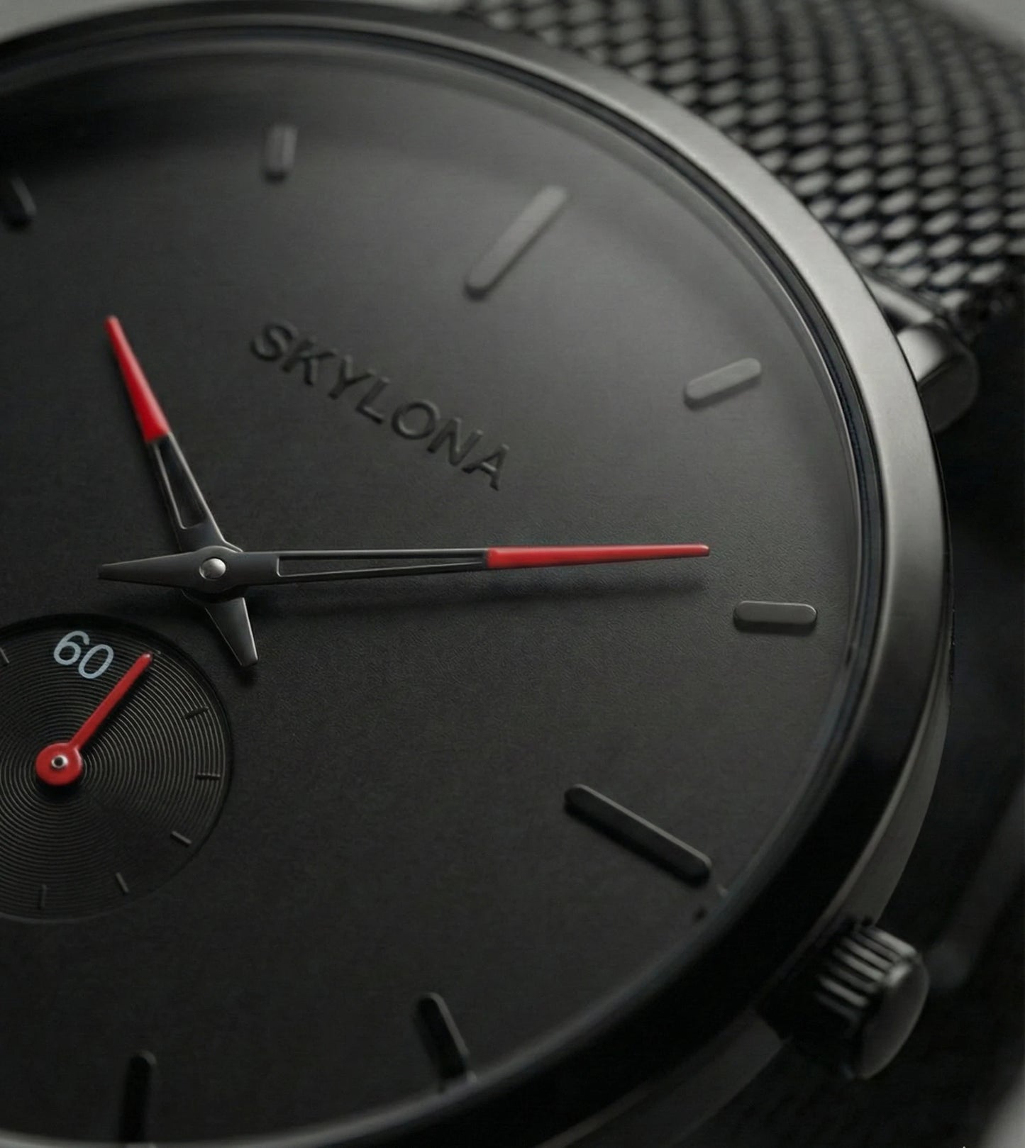 Classic Red Chronograph Watch for Men