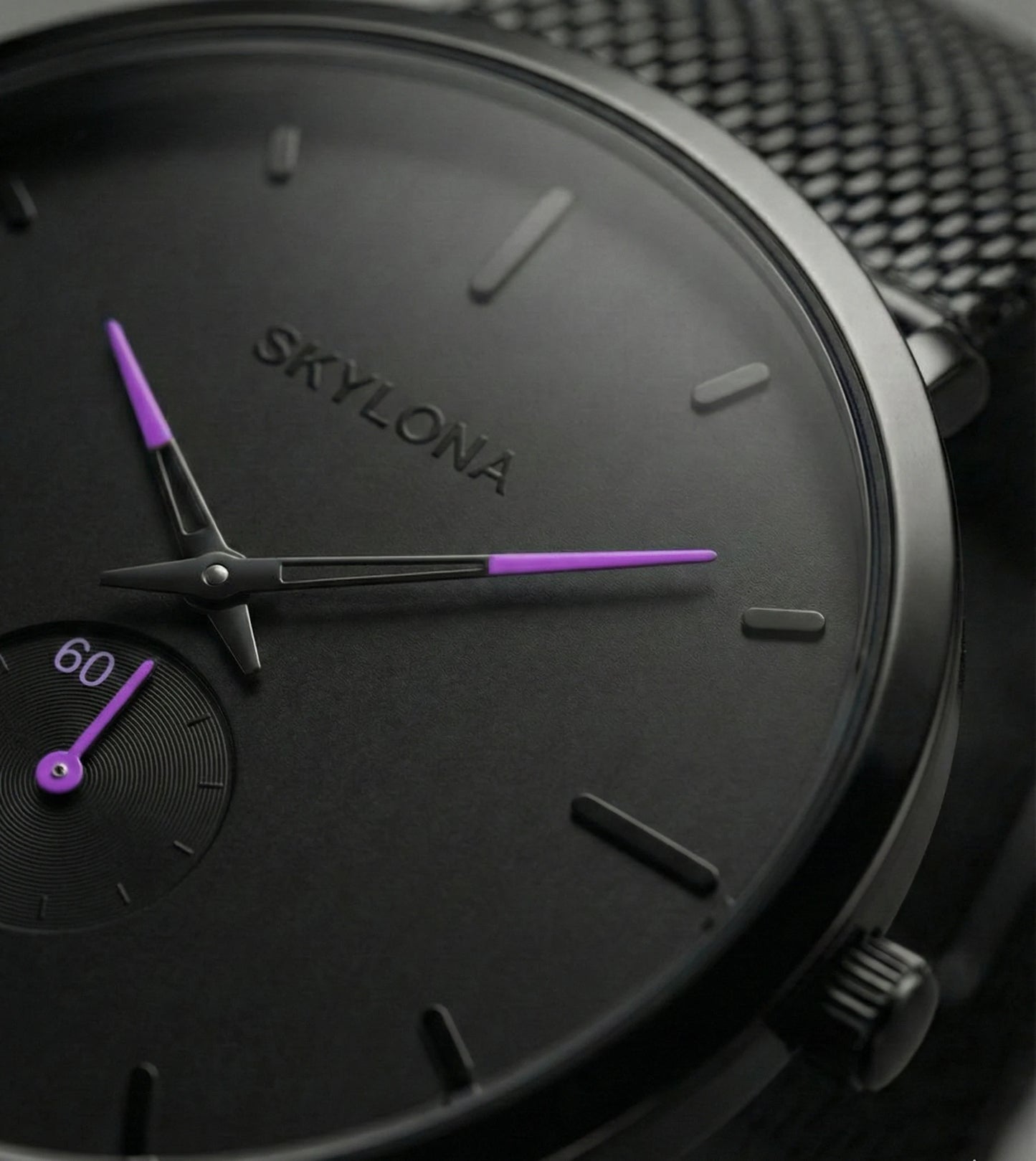 Classic Purple Chronograph Watch for Men