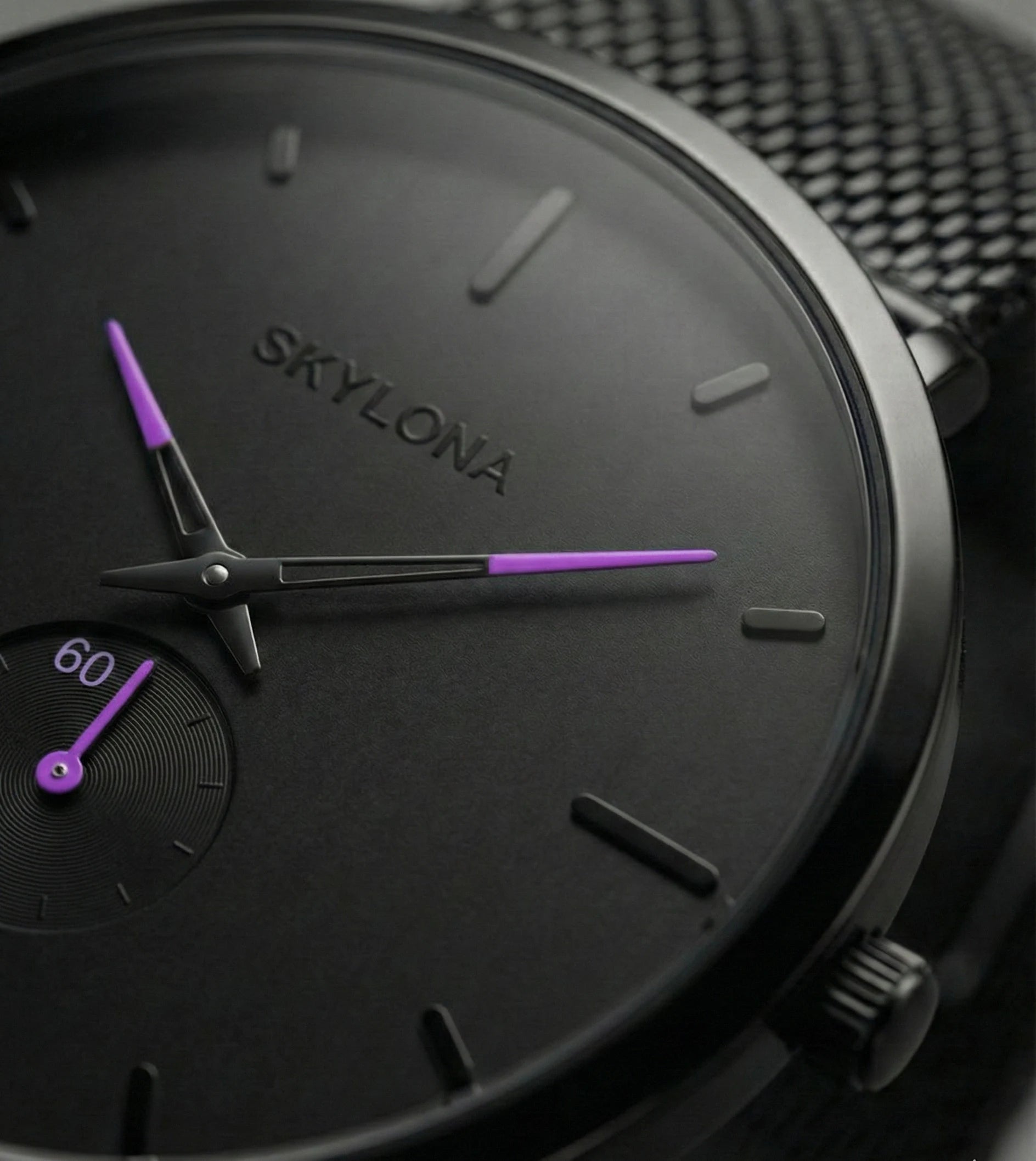 Classic Purple Chronograph Watch for Men
