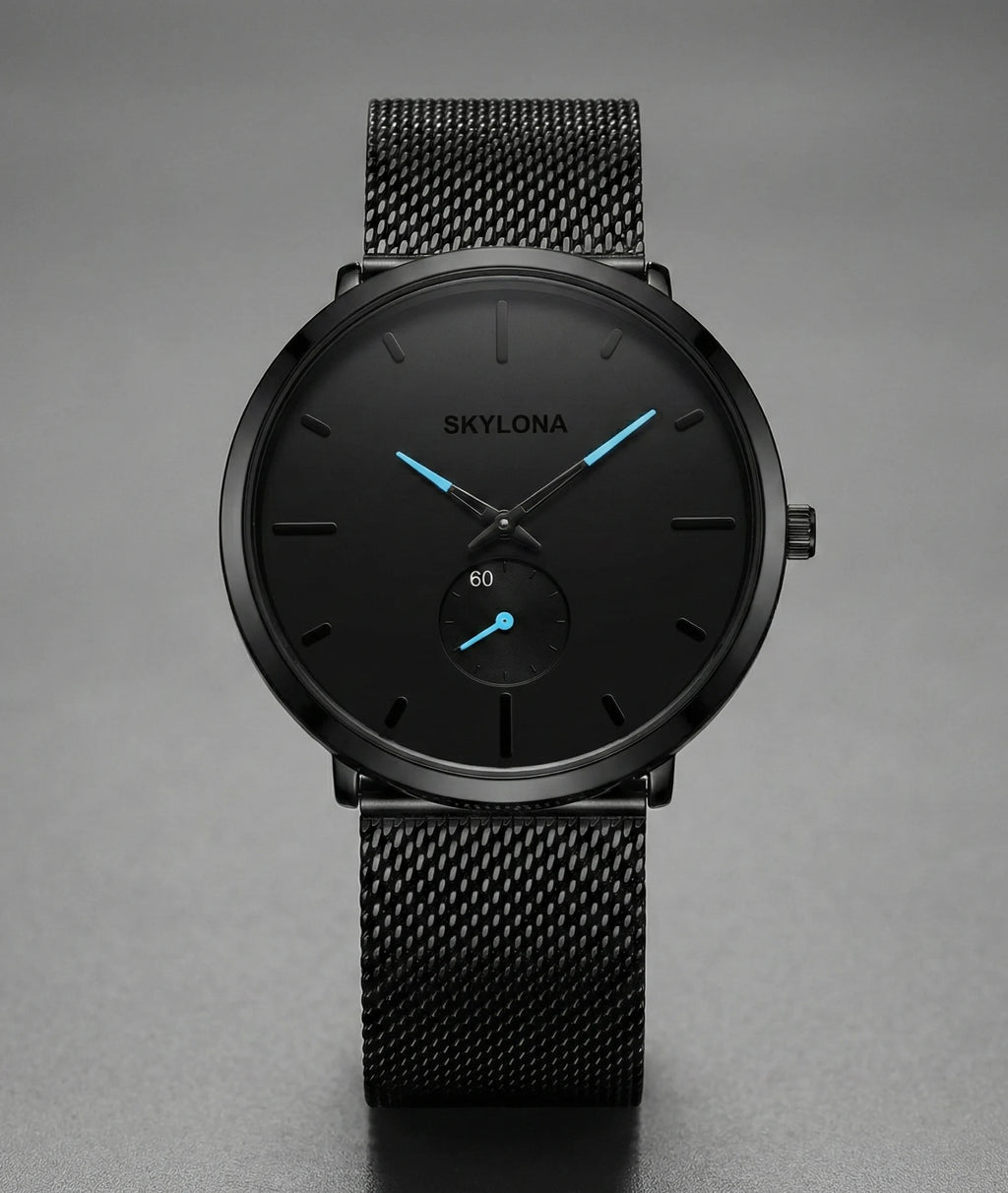 Classic Blue Chronograph Watch for Men