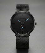 Classic Blue Chronograph Watch for Men