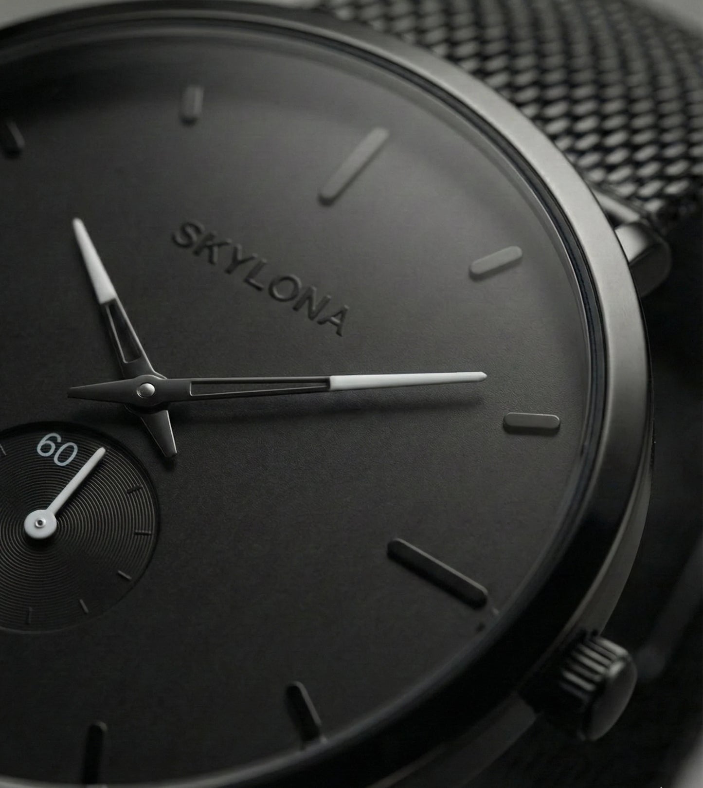 Classic White Chronograph Watch for Men