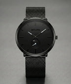 Classic White Chronograph Watch for Men