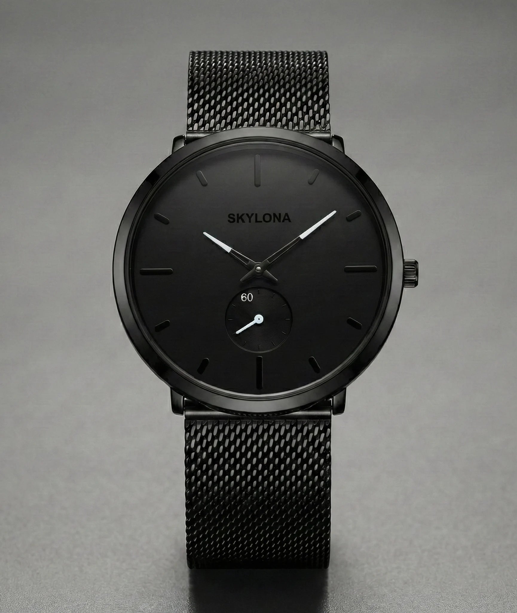 Classic White Chronograph Watch for Men