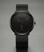 Classic Red Chronograph Watch for Men