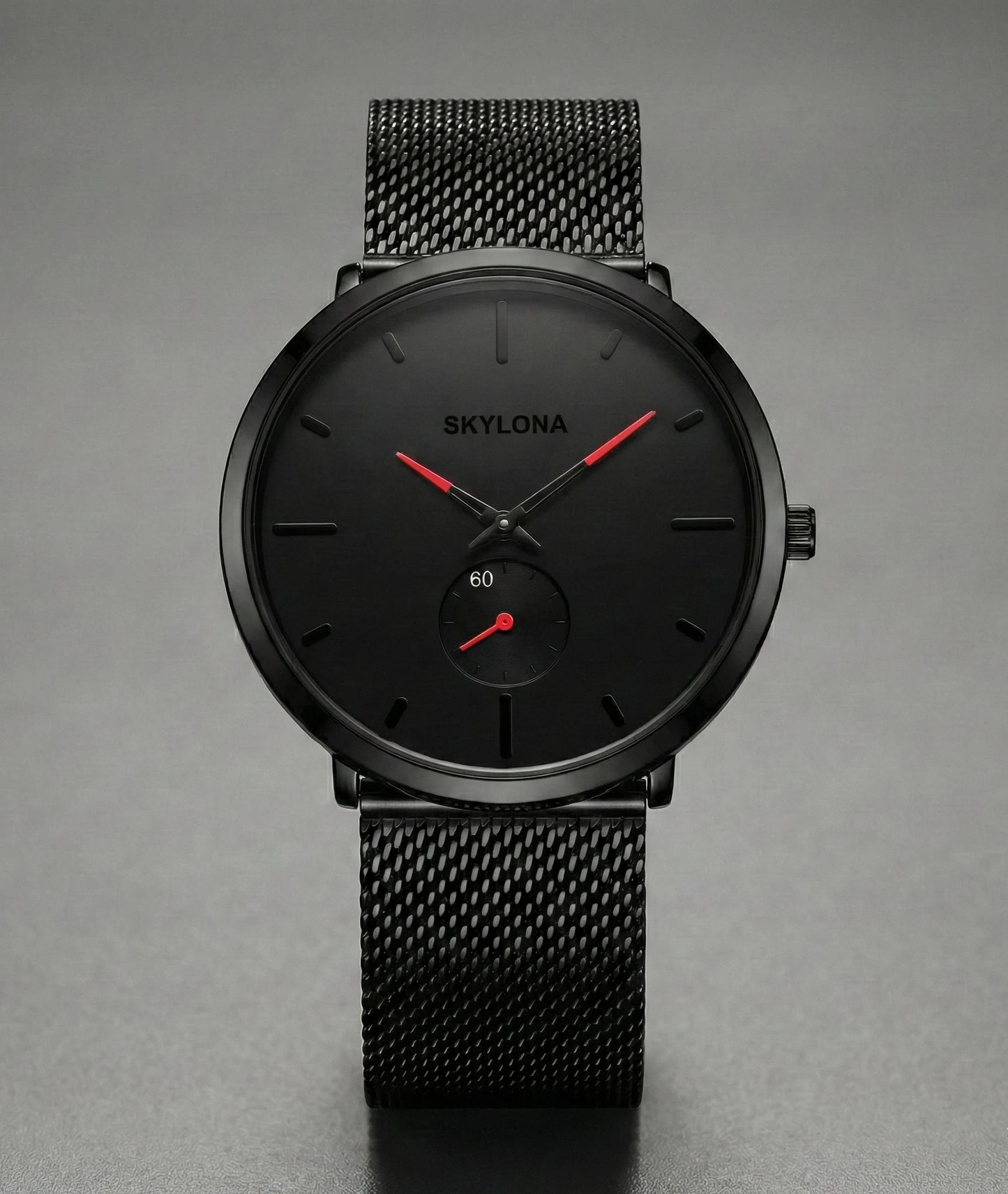 Classic Red Chronograph Watch for Men