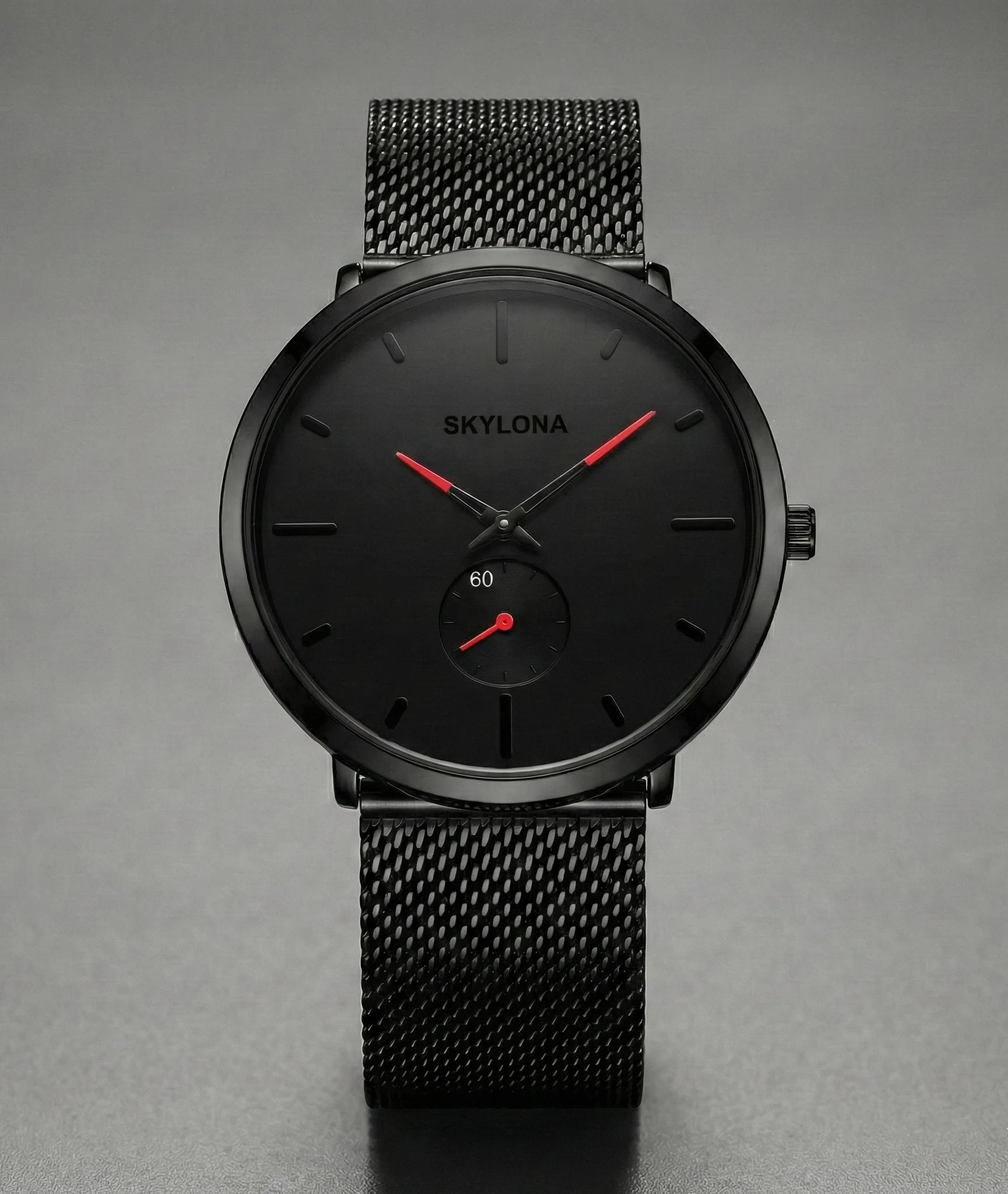 Classic Red Chronograph Watch for Men