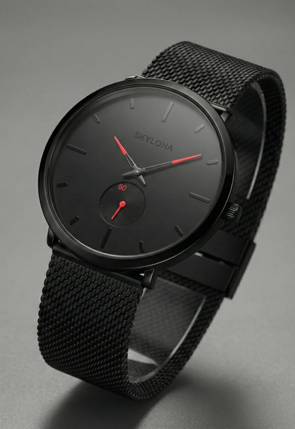 Classic Red Chronograph Watch for Men