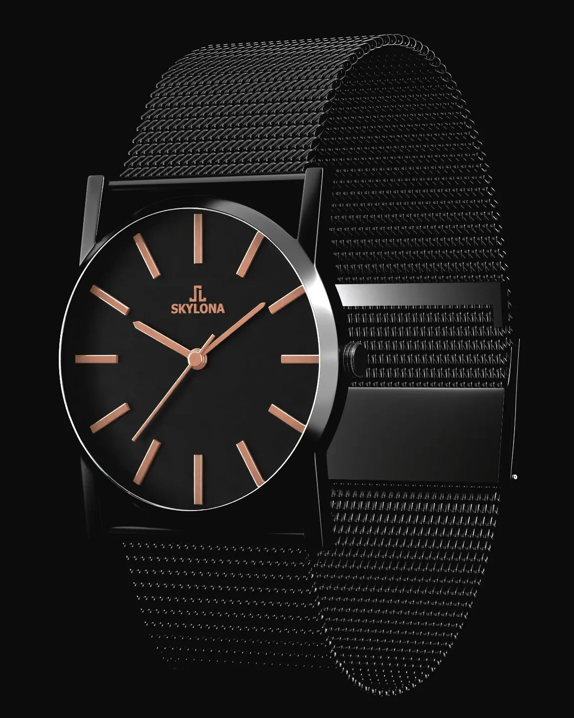 Minimalist_white_dial_watch_with_rose_gold_markers