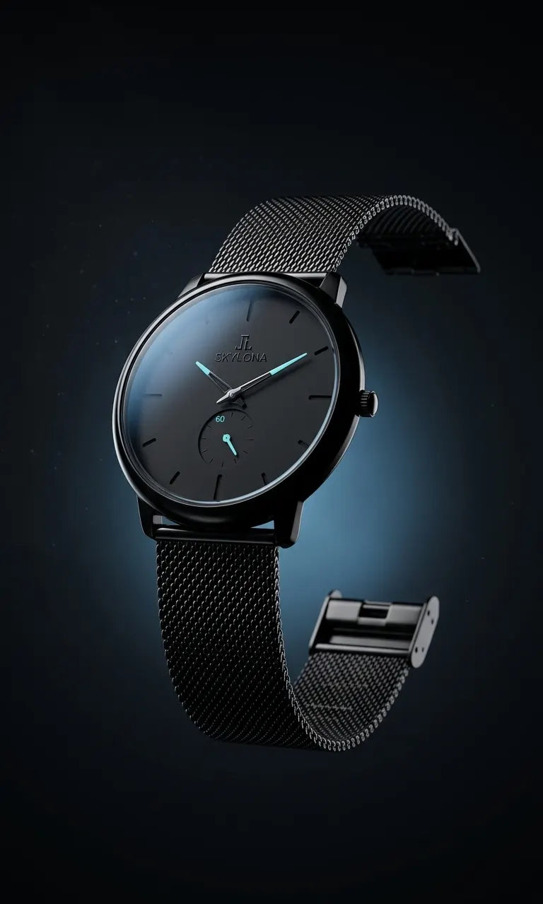 Classic Blue Chronograph Watch for Men