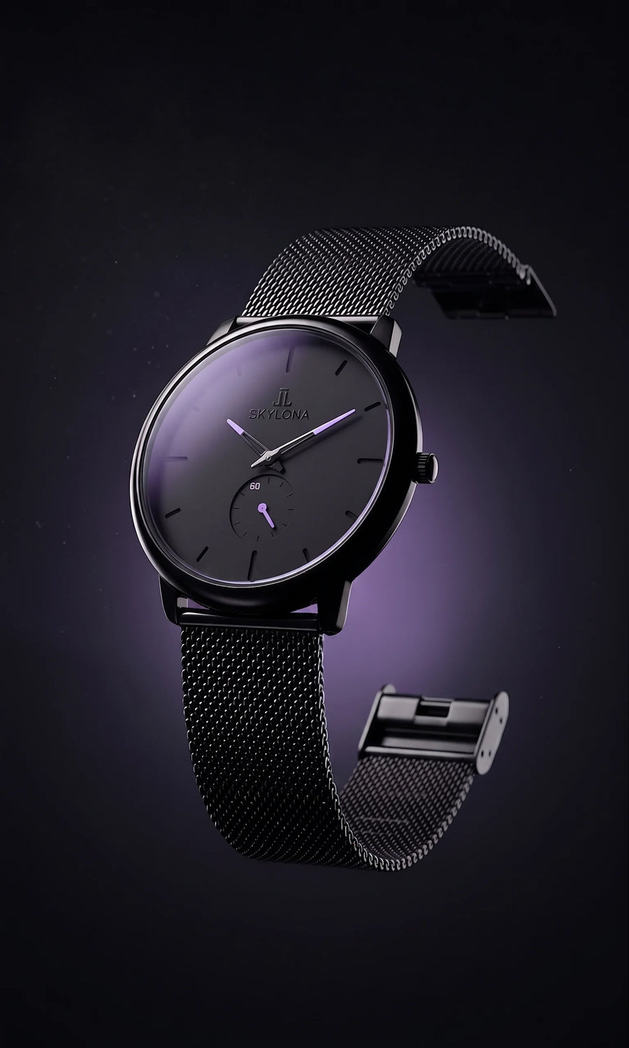 Classic Purple Chronograph Watch for Men