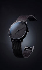 Classic Black Chronograph Watch for Men