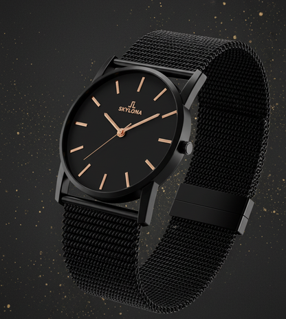 Skylona_Elegance_Rose_Gold_Men_s_Watch_with_White_Dial_and_Mesh_Strap