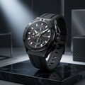 Genesis One Black Chronograph Watch for Men