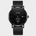 Carnival Collection Black Men Watch Small Seconds Dial 24hours