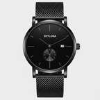 Carnival Collection Black Men Watch Small Seconds Dial 24hours