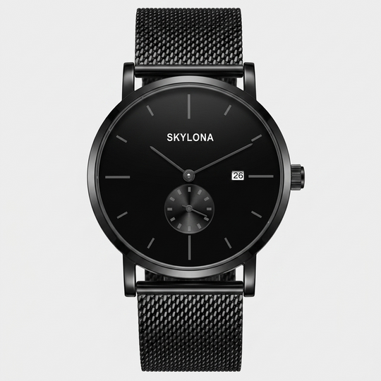 Carnival Collection Black Men Watch Small Seconds Dial 24hours