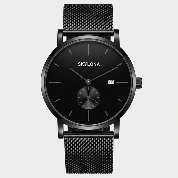 Carnival Collection Black Men Watch Small Seconds Dial 24hours