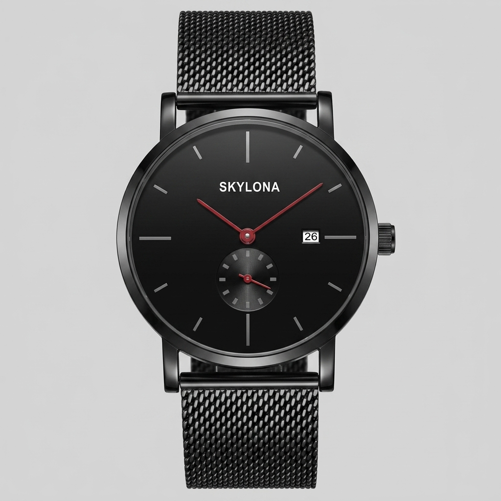 Carnival Collection Red Men Watch Small Seconds Dial 24hours