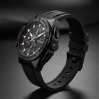 Genesis One Black Chronograph Watch for Men