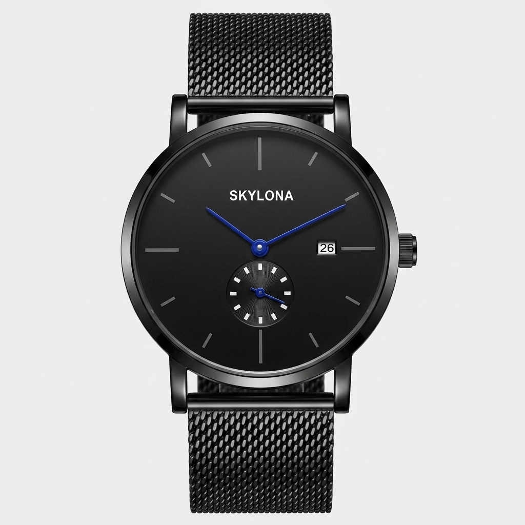 Carnival Collection Blue Men Watch Small Seconds Dial 24hours